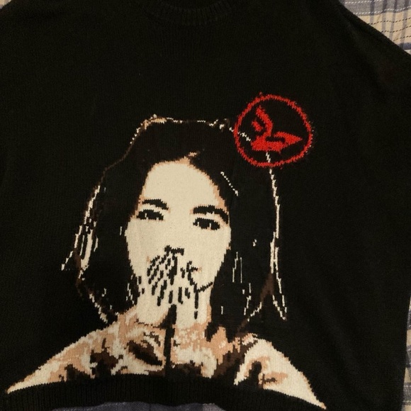 Vintage Bjork Debut Gleb Kostin Nobody Solutions Unisex Sweater Limited Edition - Picture 7 of 7